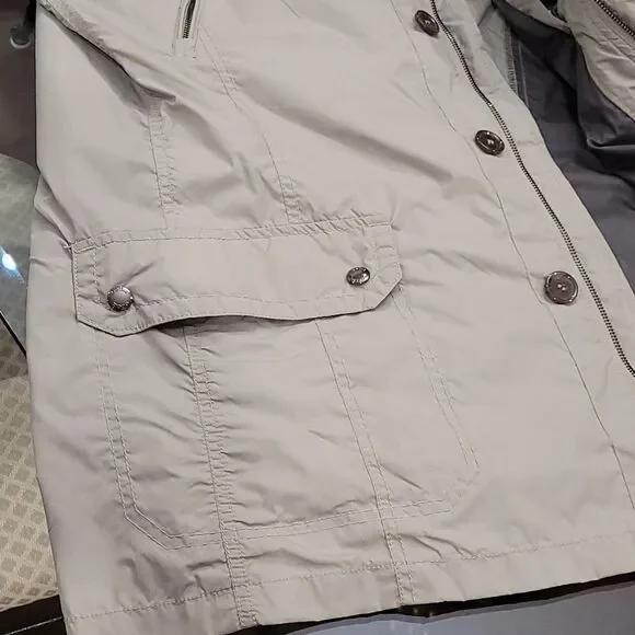 GEOX RESPIRA TAUPE COLOR FALL JACKET - Picture 8 of 10